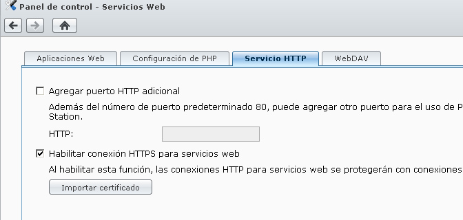 Importar Certificado Ssl